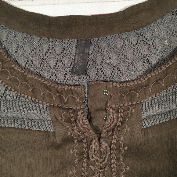 FREE PEOPLE Ruffle Underlay Dress Size Small - Picture 6 of 8